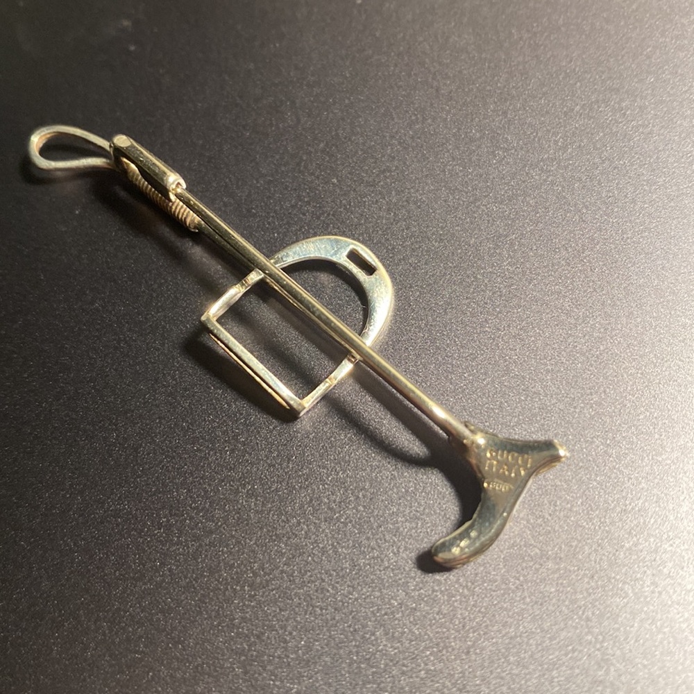 Gucci Stirrup & Switch Brooch Vintage